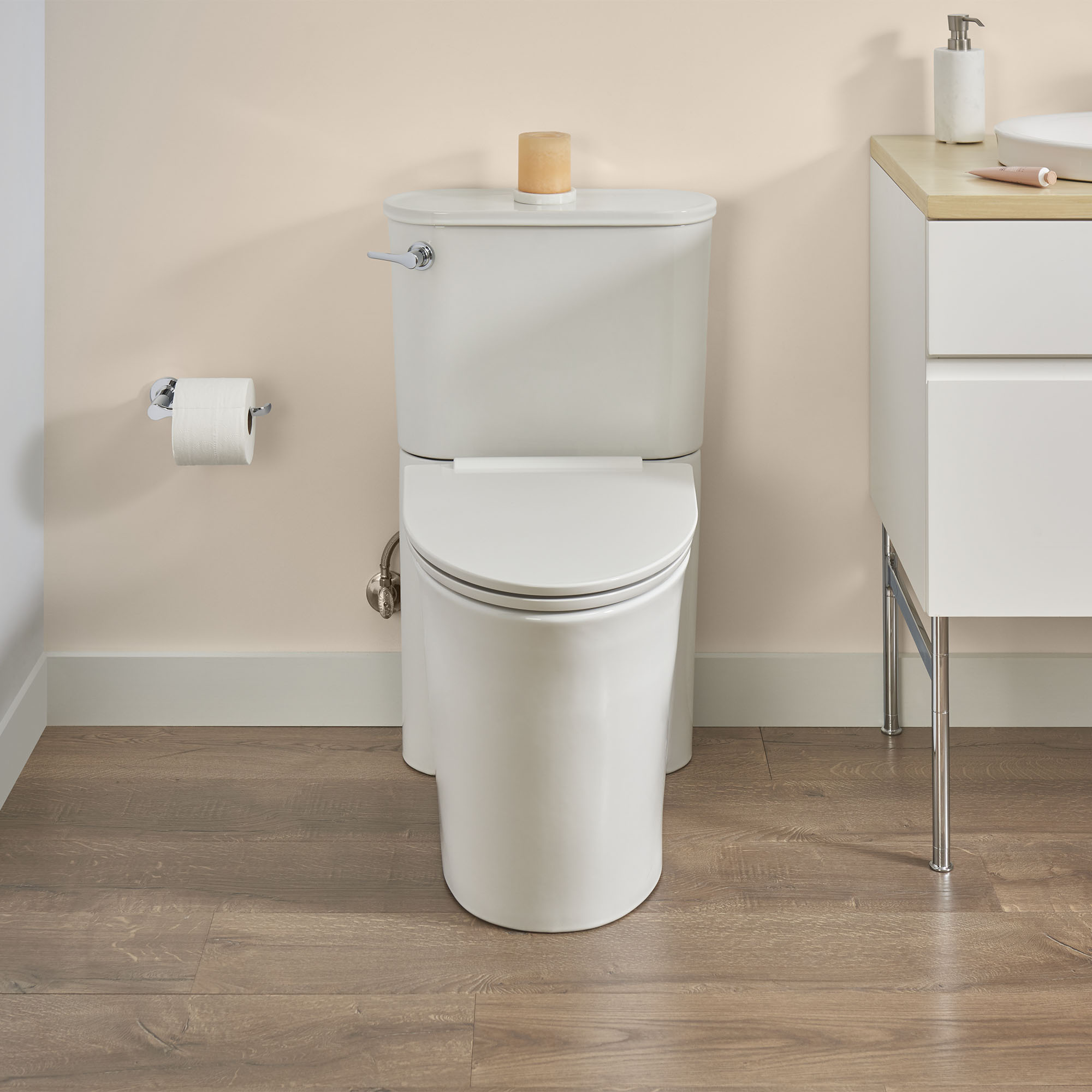 Studio® S Skirted Two-Piece 1.28 gpf/4.8 Lpf Chair Height Elongated Toilet With Seat